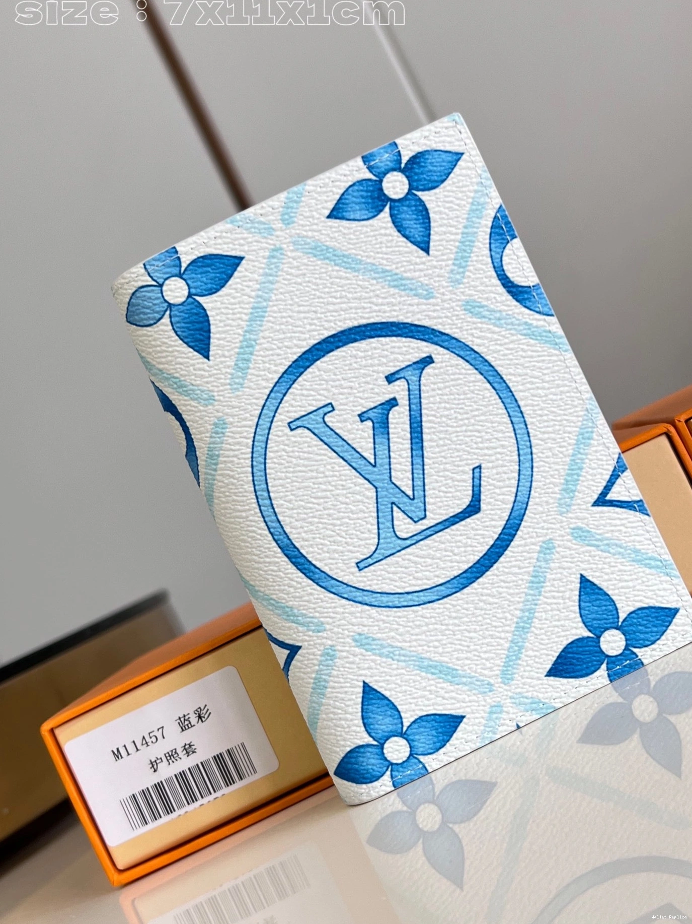 Affordable Organizer-7.5*11.1*1 VUITTON LOUIS cm Pocket 0724